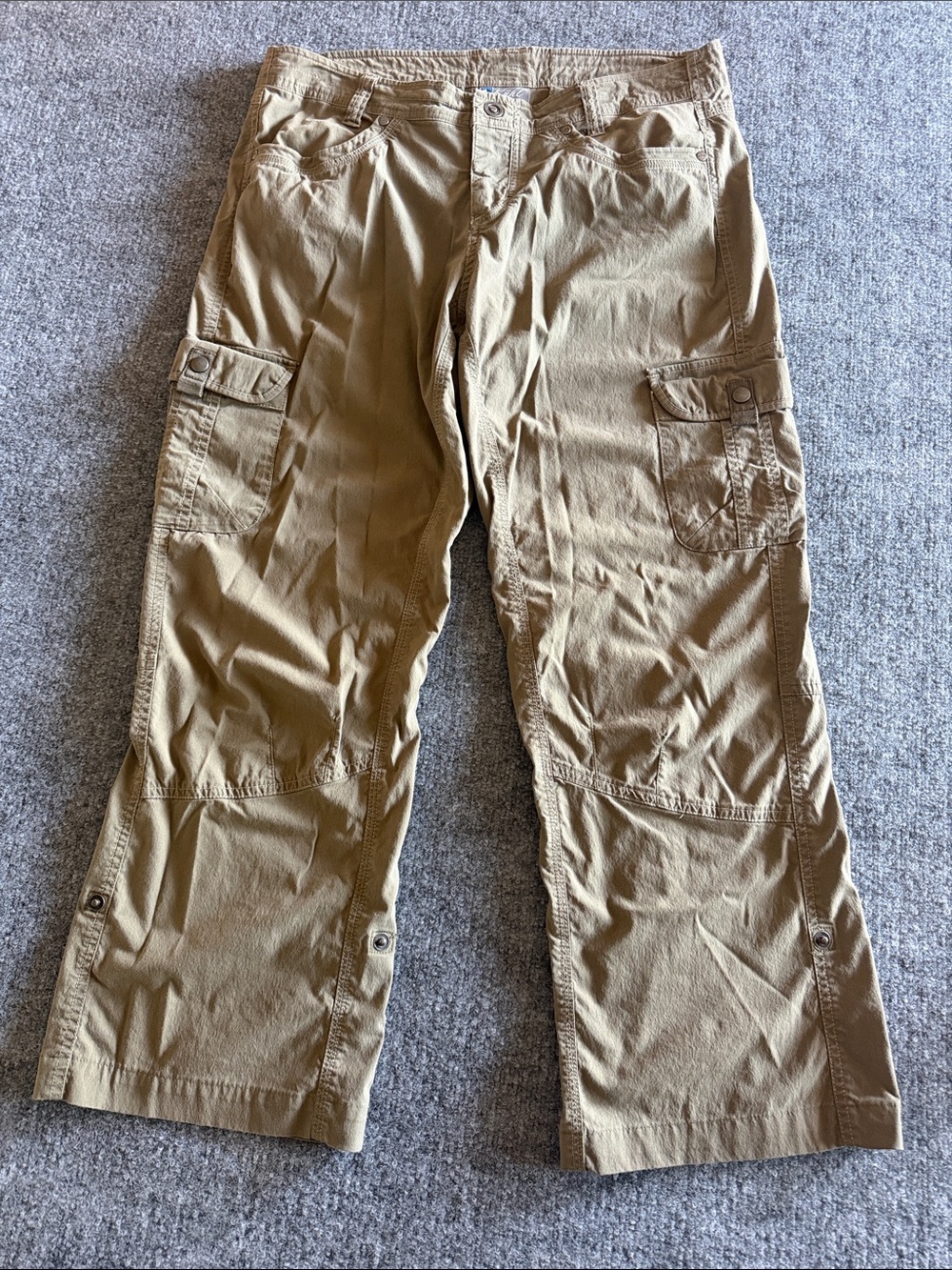 Kuhl Splash Roll Up Hiking Outdoors Women's Pants Cargo Snap